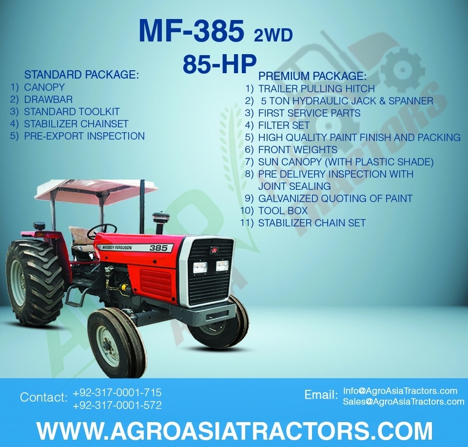 AgroAsia Tractors 2018-12-12 - MF385 2wd