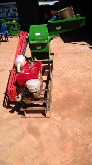 Chaff cutter and grain crusher for sale