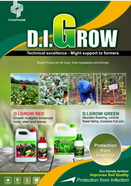 D.I GROW FOLIAR LIQUID FERTILIZER (ZIM REG# 1074/21)