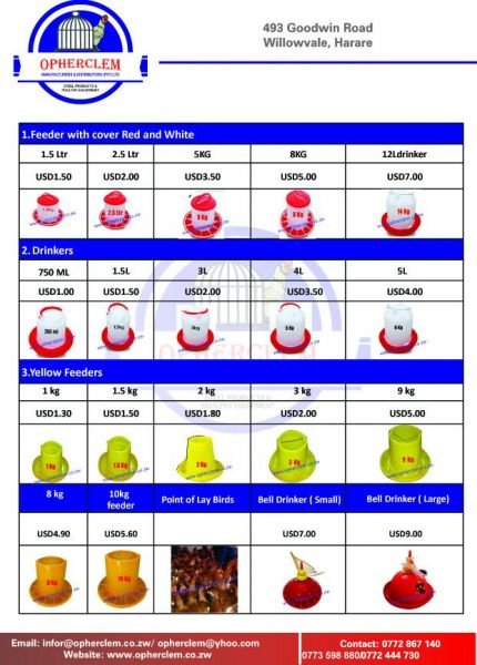 Red And White Poultry Chicken Feeders For Sale Agri Universe